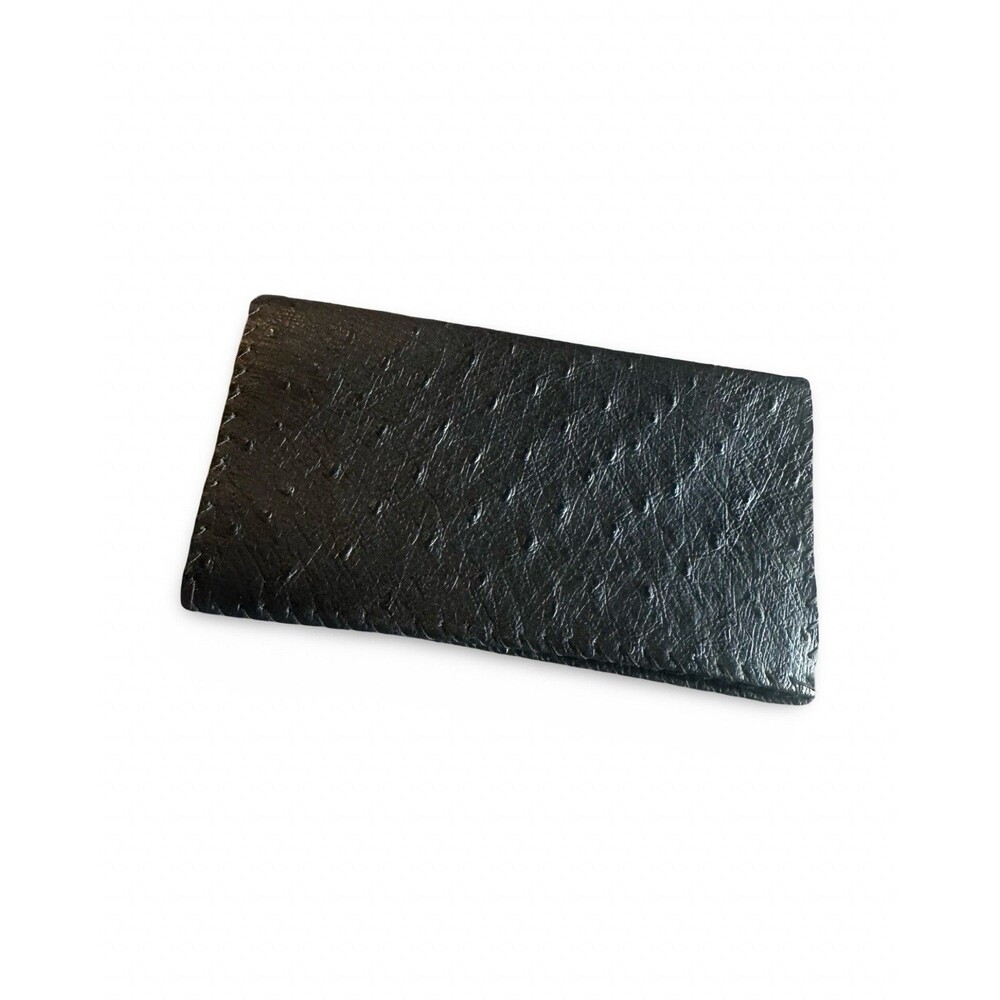 ostrich genuine leather business card holder from Japan
